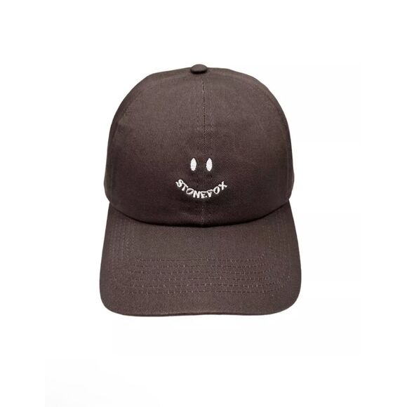 Stone Fox Swim x Free People Canvas StrapBack Hat One Size Embroidered Brown